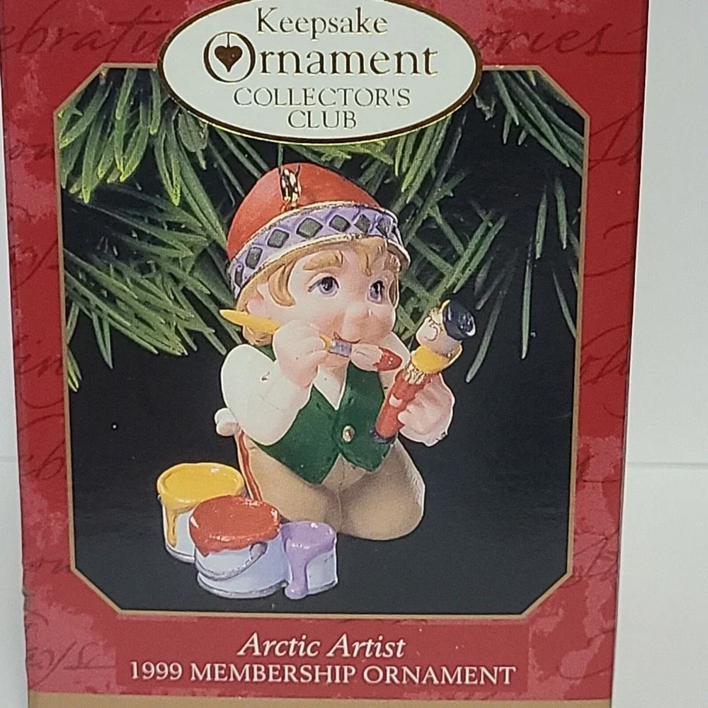 Hallmark Keepsake Ornament Arctic Artist‎ 1999 Membership Collector's Club Dated
